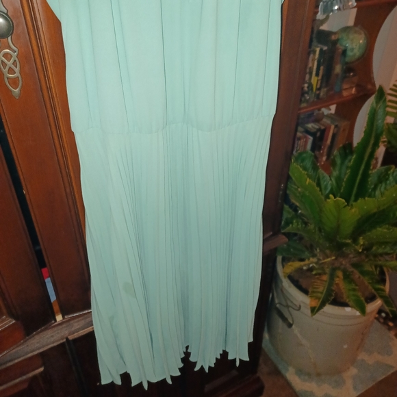 BCBG Max Mint Green Pleated dress - Picture 5 of 5